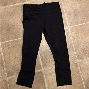 Lululemon Pace Rival Crop, black size 4